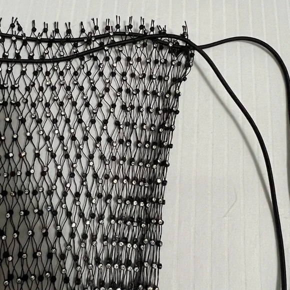 Sheer Rhinestone Skirt - Picture 4 of 6